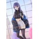 Estatua PVC Mask Girl Yuna 24 cm con cabello morado y máscara