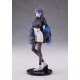 Estatua PVC Mask Girl Yuna 24 cm con cabello morado y máscara