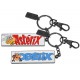 Metal key ring Asterix and Obelix reversible Names