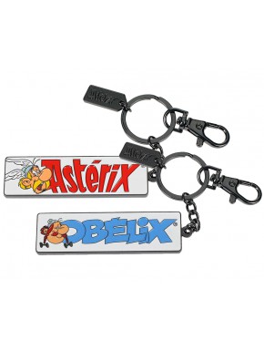 Llavero metal Asterix y Obelix reversible Nombres