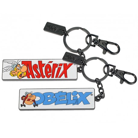 Llavero metal Asterix y Obelix reversible Nombres