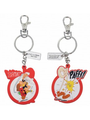 Keychain rubber Asterix The Gaul reversible