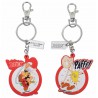 Keychain rubber Asterix The Gaul reversible
