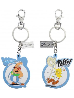 Keychain rubber Obelix Asterix The Gaul reversible