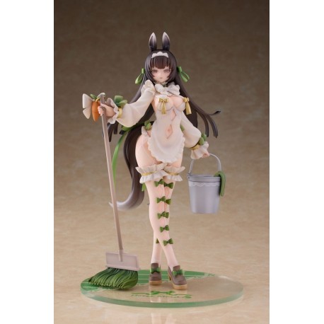 Estatua de PVC de Midori-chan con orejas de caballo y accesorios