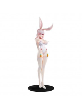 Estatua original de personaje en PVC temática Bunny Girl blanca de 34 cm