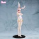 Statue de personnage original en PVC thème Bunny Girl blanc 34 cm