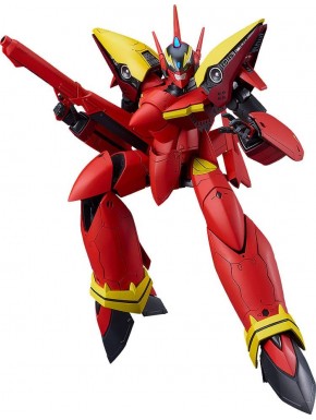 Maqueta VF-19 Custom Fire Valkyrie 22 cm roja y amarilla
