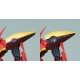Maqueta VF-19 Custom Fire Valkyrie 22 cm roja y amarilla