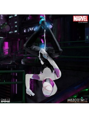 Figura articulada Ghost-Spider Marvel con accesorios