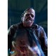 Figura de Leatherface com avental manchado e motosserra