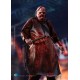 Figura de Leatherface com avental manchado e motosserra