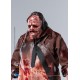 Figura de Leatherface com avental manchado e motosserra