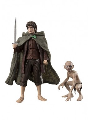 Figuras de Frodo Baggins y Gollum de S.H. Figuarts