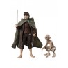 Figuras O Senhor dos Anéis Frodo Baggins & Gollum de S.H. Figuarts