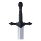 Espada de espuma Warhammer de 91 cm con mango negro