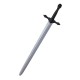 Espada de espuma Warhammer de 91 cm con mango negro