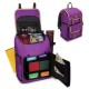 Mochila púrpura para cartas coleccionables