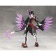 Kit de maquete Zekuu da Megalomaria com asas roxas e armadura preta