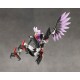 Kit de maquete Zekuu da Megalomaria com asas roxas e armadura preta