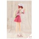 Figura Eimi Nijimura 1/10 de Sousai Shojo Teien con uniforme rosa.