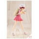 Figura Eimi Nijimura 1/10 de Sousai Shojo Teien con uniforme rosa.