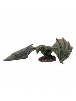 Figura de Rhaegal de Juego de Tronos de resina verde 41 cm