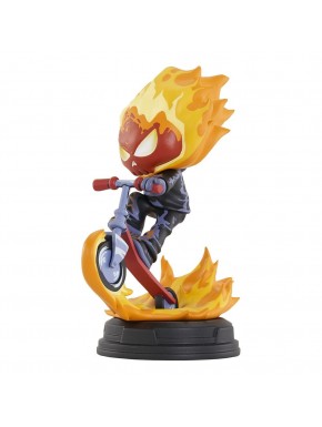 Estatua animada de Ghost Rider de Marvel de 11 cm en poliresina