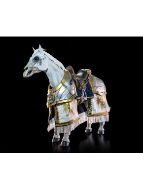 Figura de Bishop Necronominus de 15 cm en armadura dorada y plateada