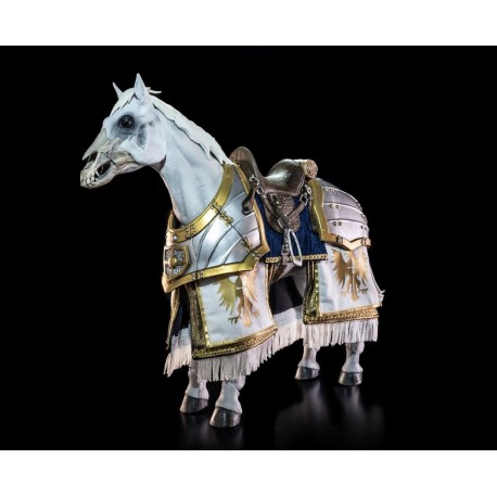Figura Bishop Necronominus de 15 cm em armadura dourada e prateada