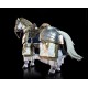 Figura Bishop Necronominus de 15 cm em armadura dourada e prateada