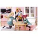 Kit de modelismo Emma Koishikawa em uniforme escolar verde azulado