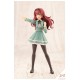 Kit de modelismo Emma Koishikawa em uniforme escolar verde azulado