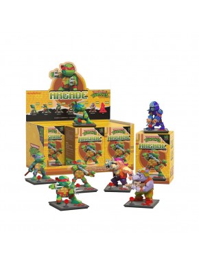 Figuras vinilo de Tortugas Ninja de 4 pulgadas en display