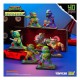 Display de figurines vinyl Tortues Ninja de 4 pouces