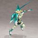 Estátua PVC Kirika Akatsuki de 24 cm em pose de combate