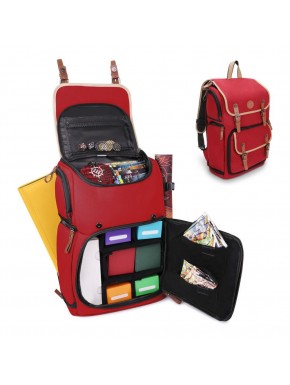 Mochila roja para cartas TCG, modelo Enhance TCG Designer Edition
