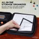 Estuche organizador RPG azul Enhance con compartimentos