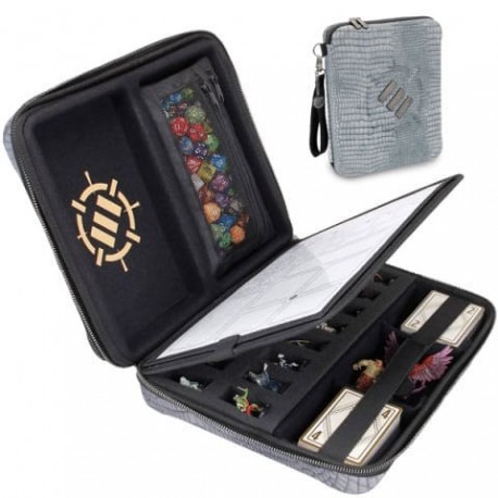 Estuche organizador Enhance RPG Silver en color plata