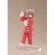 Estatua de anime Kinako Nyang de 15 cm en traje rosa con orejas de gato