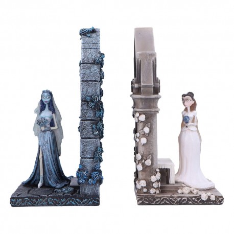Soportalibros de Emily y Victoria del Cadáver de la Novia, 19 cm