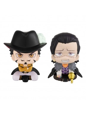 Estatuas de PVC Dracule Mihawk y Crocodile de One Piece
