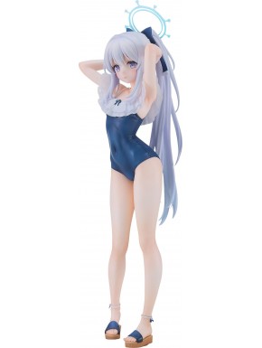 Estátua de Miyako em maiô azul PVC 24 cm