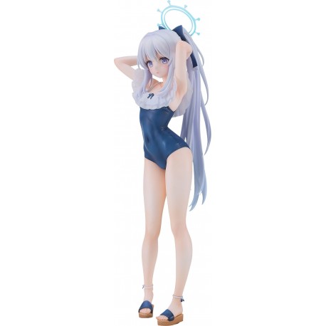 Estátua de Miyako em maiô azul PVC 24 cm