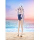 Estátua de Miyako em maiô azul PVC 24 cm