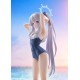 Estátua de Miyako em maiô azul PVC 24 cm