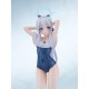 Estátua de Miyako em maiô azul PVC 24 cm