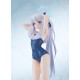 Estátua de Miyako em maiô azul PVC 24 cm