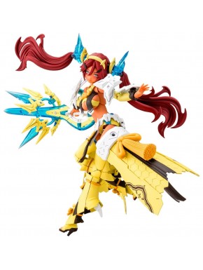 Megami Device Ame No Uzume Sunshine figure in dynamic pose