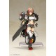 Frame Arms Girl Wilber Nine 16 cm avec détails rouges et noirs.